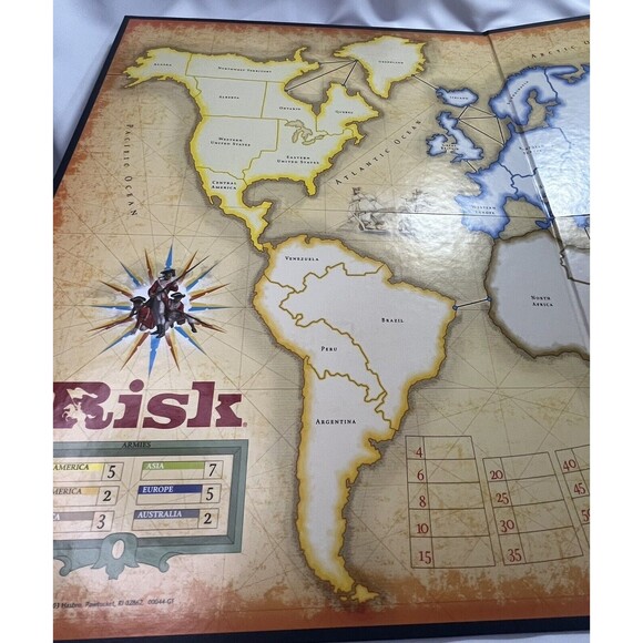 Risk Board Game The Game Of Global Domination 2003 Parker Brothers New Open Box - Picture 12 of 14